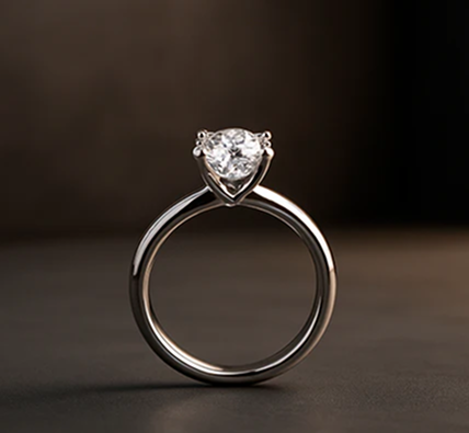 Sidestone Engagement Ring