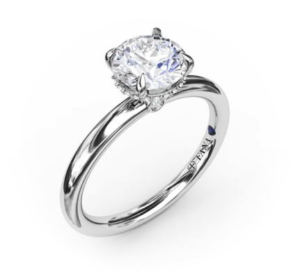 Sidestone Engagement Ring